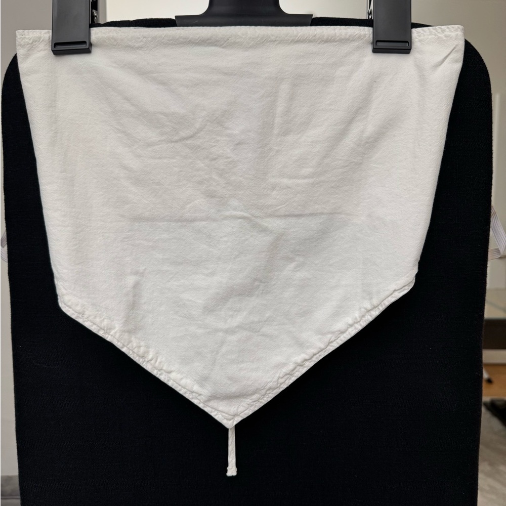 White Bandana Scarf Top